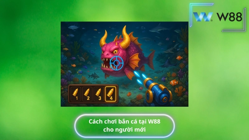 Cách chơi bắn cá tại W88 cho người mới